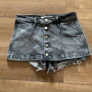 MOTHER Brand Jean Skort